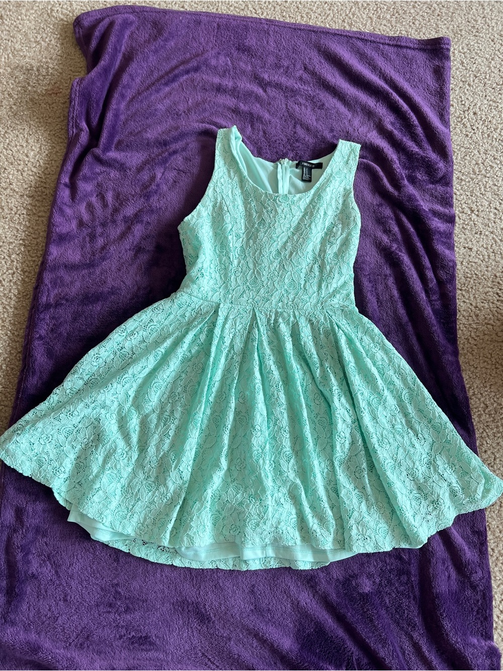 Forever 21 Juniors Small Fit-and-Flare Dress